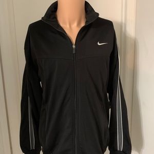 Nike Track Jacket Men’s embroidered logo zip Large